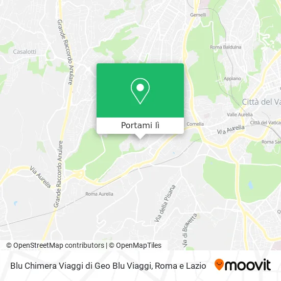 Mappa Blu Chimera Viaggi di Geo Blu Viaggi