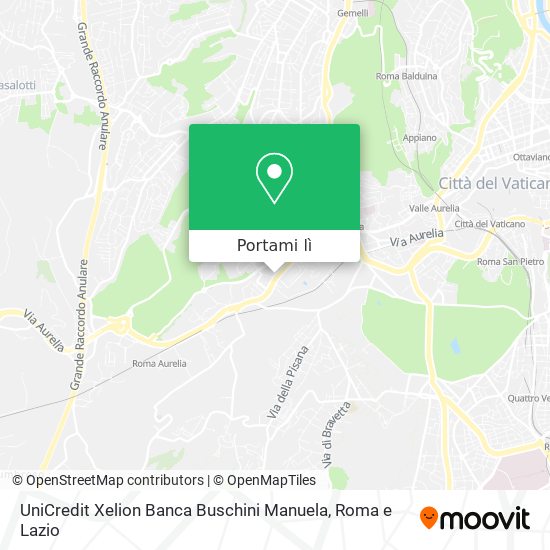 Mappa UniCredit Xelion Banca Buschini Manuela