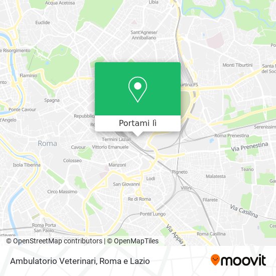 Mappa Ambulatorio Veterinari