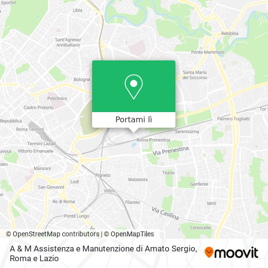 Mappa A & M Assistenza e Manutenzione di Amato Sergio