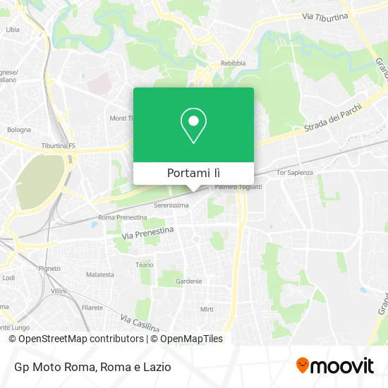 Mappa Gp Moto Roma