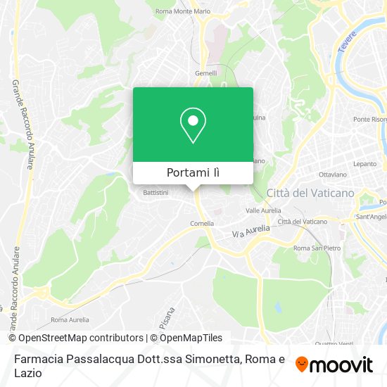 Mappa Farmacia Passalacqua Dott.ssa Simonetta