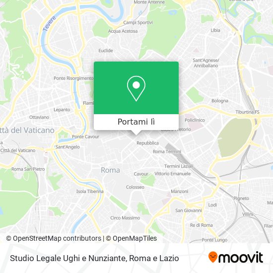 Mappa Studio Legale Ughi e Nunziante