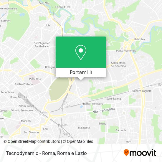Mappa Tecnodynamic - Roma