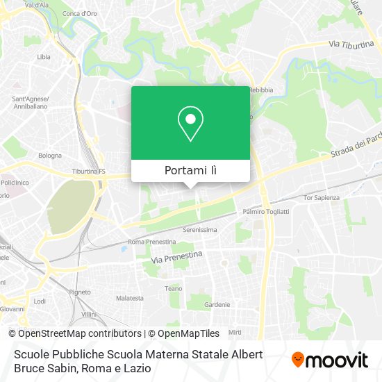 Mappa Scuole Pubbliche Scuola Materna Statale Albert Bruce Sabin