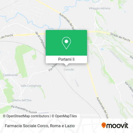 Mappa Farmacia Sociale Corco