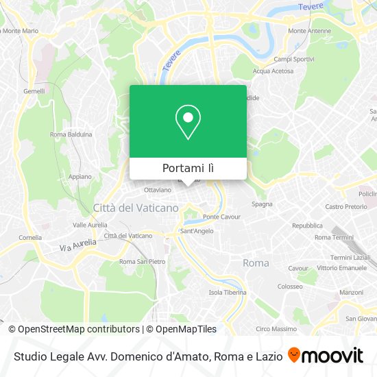 Mappa Studio Legale Avv. Domenico d'Amato