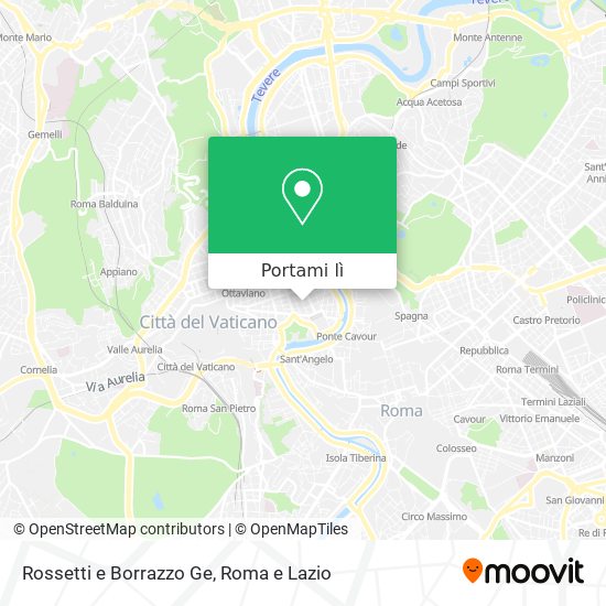 Mappa Rossetti e Borrazzo Ge