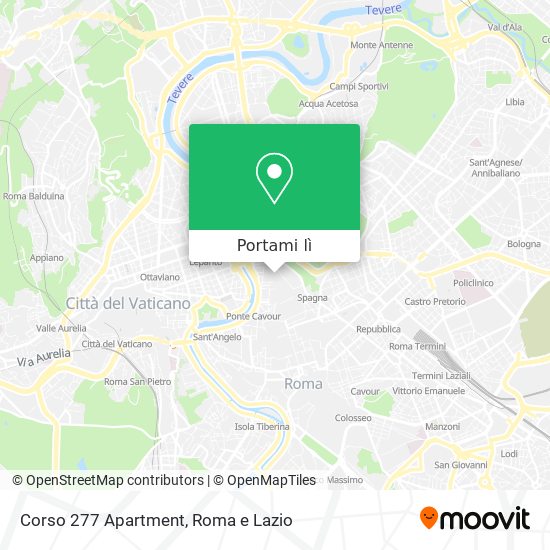 Mappa Corso 277 Apartment