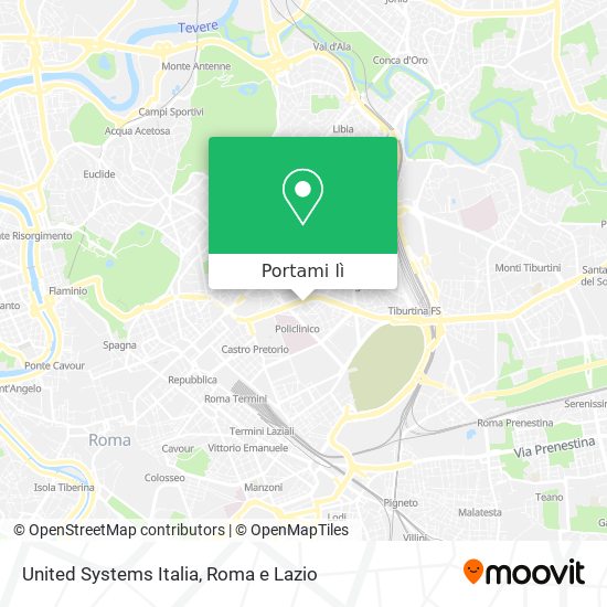 Mappa United Systems Italia