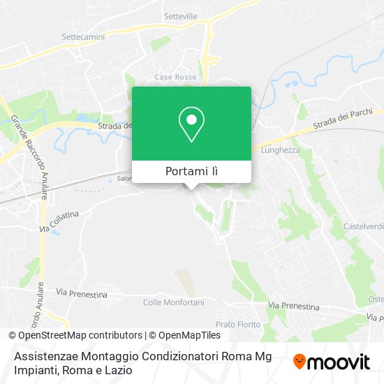 Mappa Assistenzae Montaggio Condizionatori Roma Mg Impianti