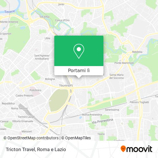 Mappa Tricton Travel