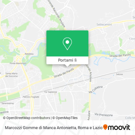 Mappa Marcozzi Gomme di Manca Antonietta