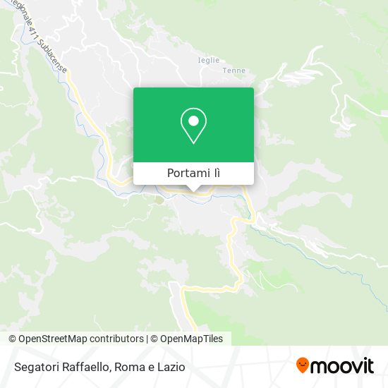 Mappa Segatori Raffaello