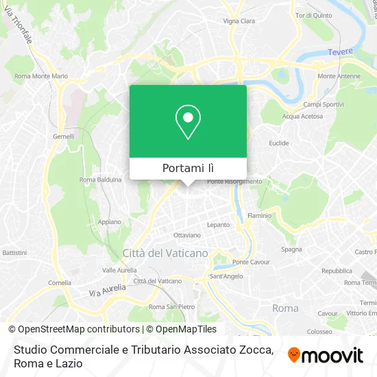 Mappa Studio Commerciale e Tributario Associato Zocca