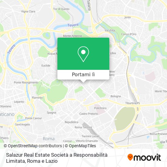 Mappa Salazur Real Estate Società a Responsabilità Limitata
