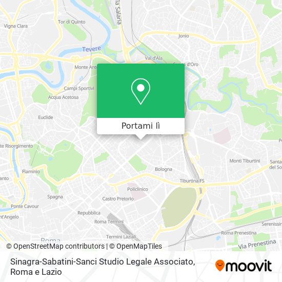 Mappa Sinagra-Sabatini-Sanci Studio Legale Associato