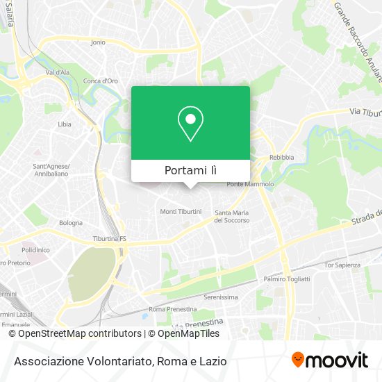 Mappa Associazione Volontariato