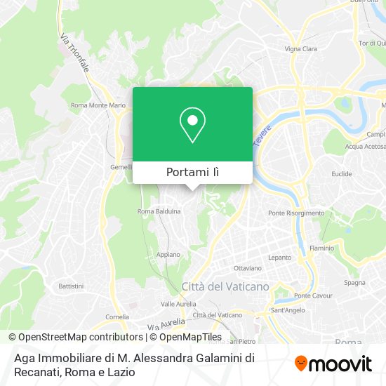 Mappa Aga Immobiliare di M. Alessandra Galamini di Recanati