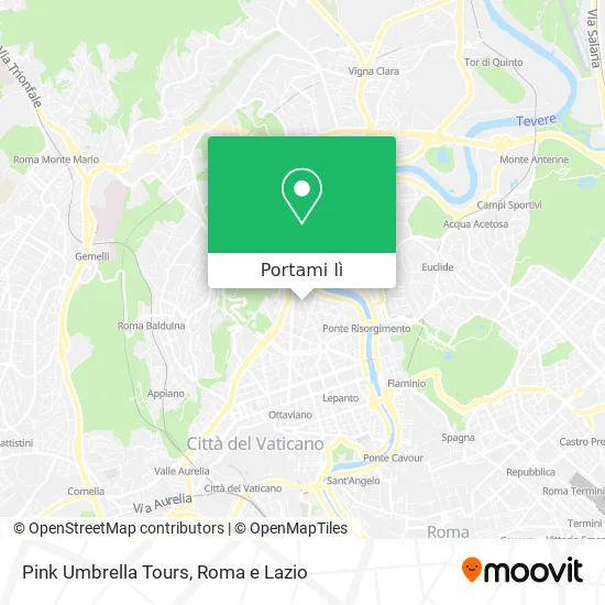 Mappa Pink Umbrella Tours