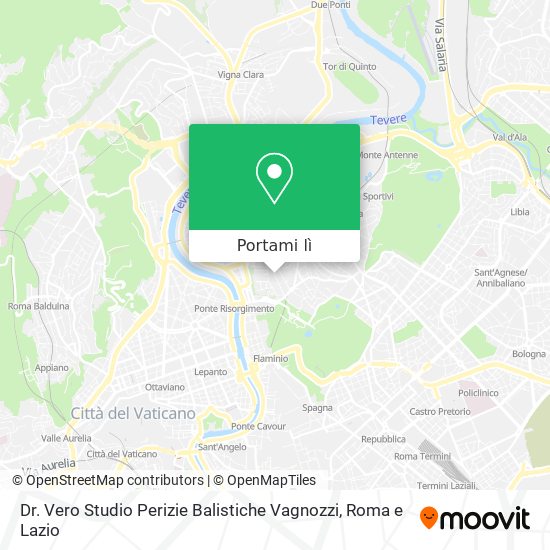 Mappa Dr. Vero Studio Perizie Balistiche Vagnozzi