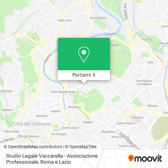 Mappa Studio Legale Vaccarella - Associazione Professionale