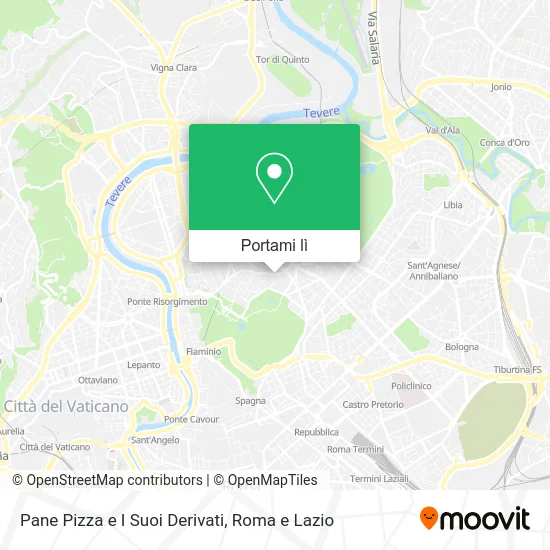 Mappa Pane Pizza e I Suoi Derivati