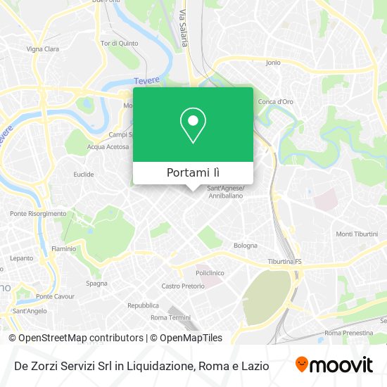 Mappa De Zorzi Servizi Srl in Liquidazione