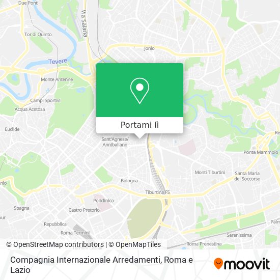 Mappa Compagnia Internazionale Arredamenti