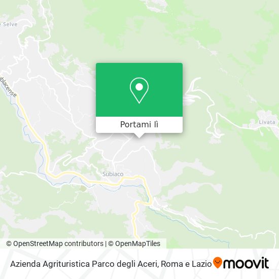 Mappa Azienda Agrituristica Parco degli Aceri