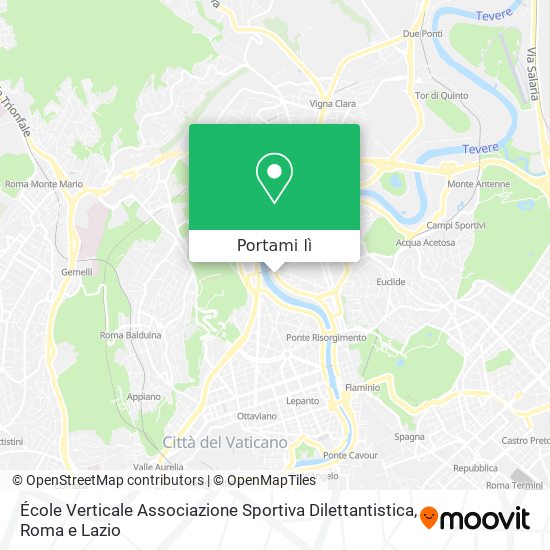 Mappa École Verticale Associazione Sportiva Dilettantistica