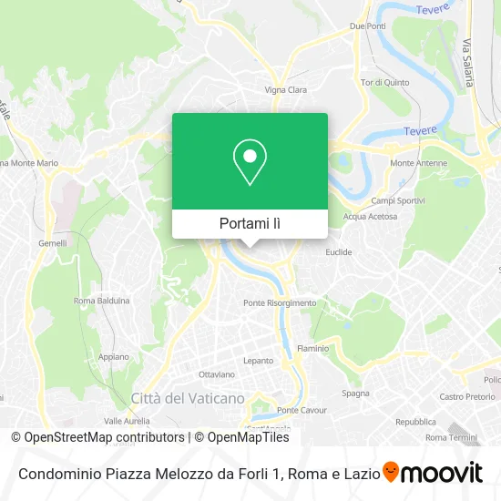 Mappa Condominio Piazza Melozzo da Forli 1
