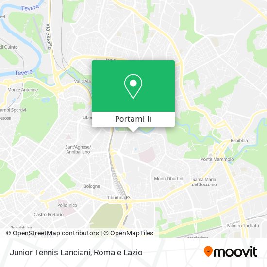 Mappa Junior Tennis Lanciani