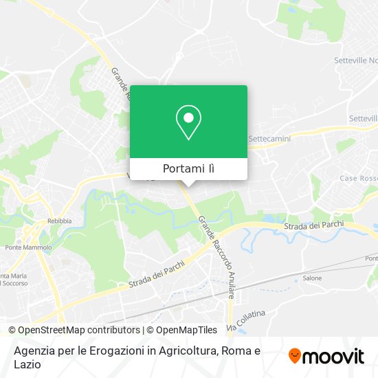 Mappa Agenzia per le Erogazioni in Agricoltura