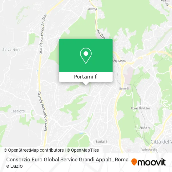 Mappa Consorzio Euro Global Service Grandi Appalti