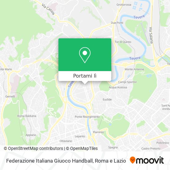Mappa Federazione Italiana Giuoco Handball