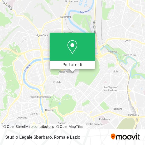 Mappa Studio Legale Sbarbaro