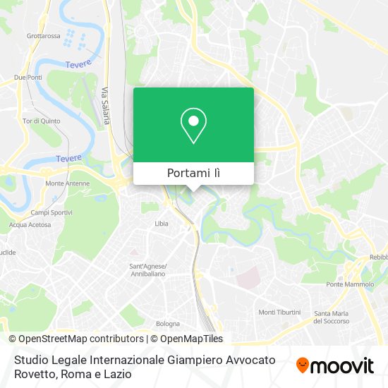 Mappa Studio Legale Internazionale Giampiero Avvocato Rovetto