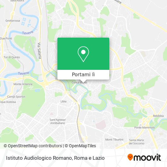 Mappa Istituto Audiologico Romano