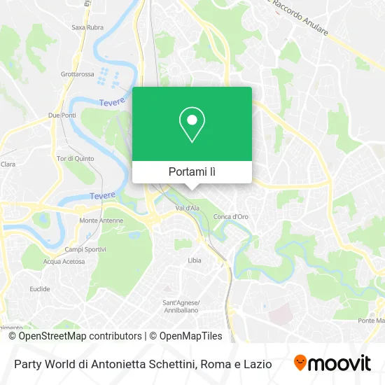 Mappa Party World di Antonietta Schettini