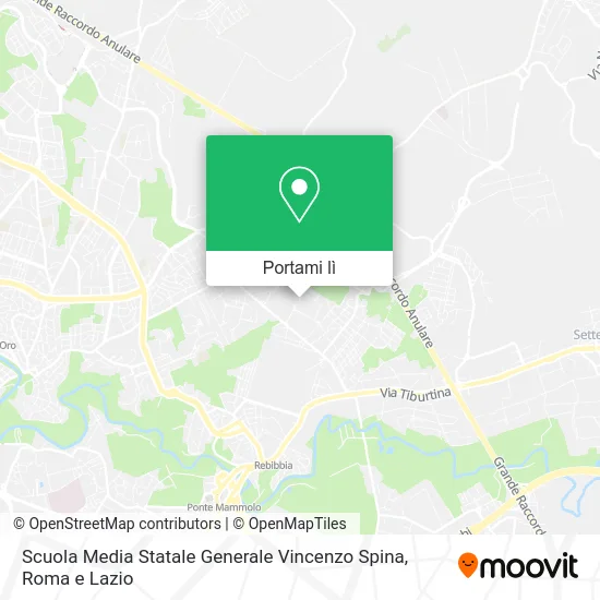 Mappa Scuola Media Statale Generale Vincenzo Spina