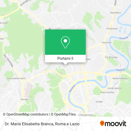 Mappa Dr. Maria Elisabetta Branca