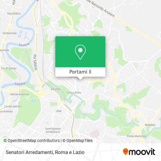 Mappa Senatori Arredamenti