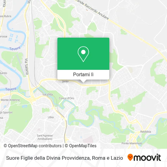 Mappa Suore Figlie della Divina Provvidenza