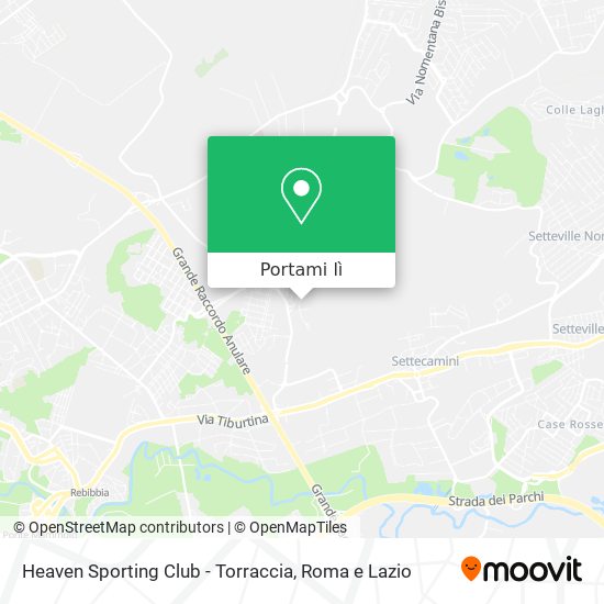 Mappa Heaven Sporting Club - Torraccia