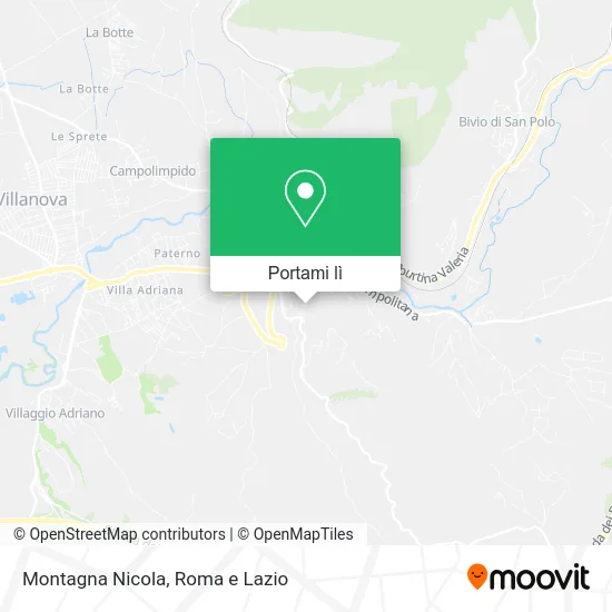 Mappa Montagna Nicola
