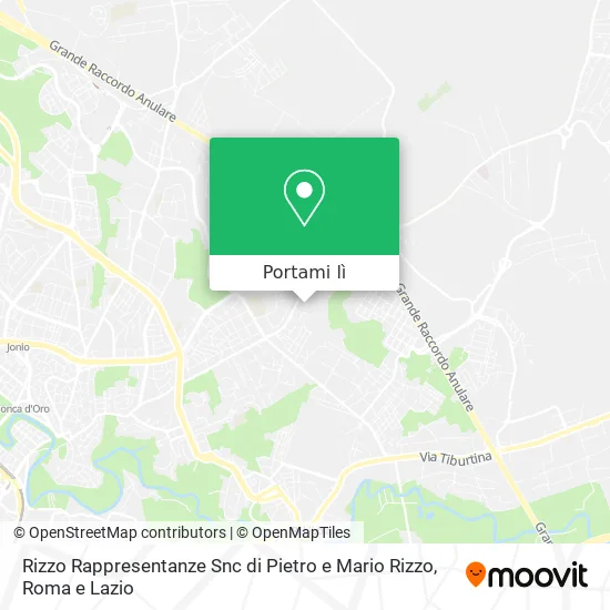 Mappa Rizzo Rappresentanze Snc di Pietro e Mario Rizzo