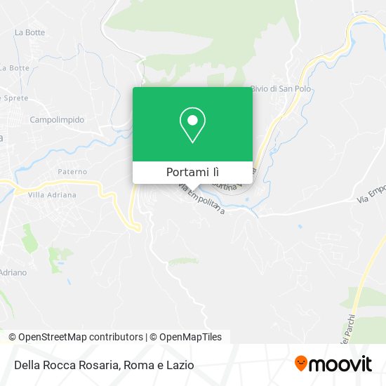 Mappa Della Rocca Rosaria