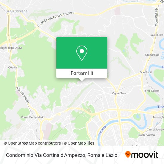 Mappa Condominio Via Cortina d'Ampezzo
