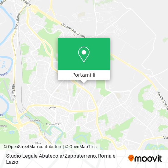 Mappa Studio Legale Abatecola / Zappaterreno